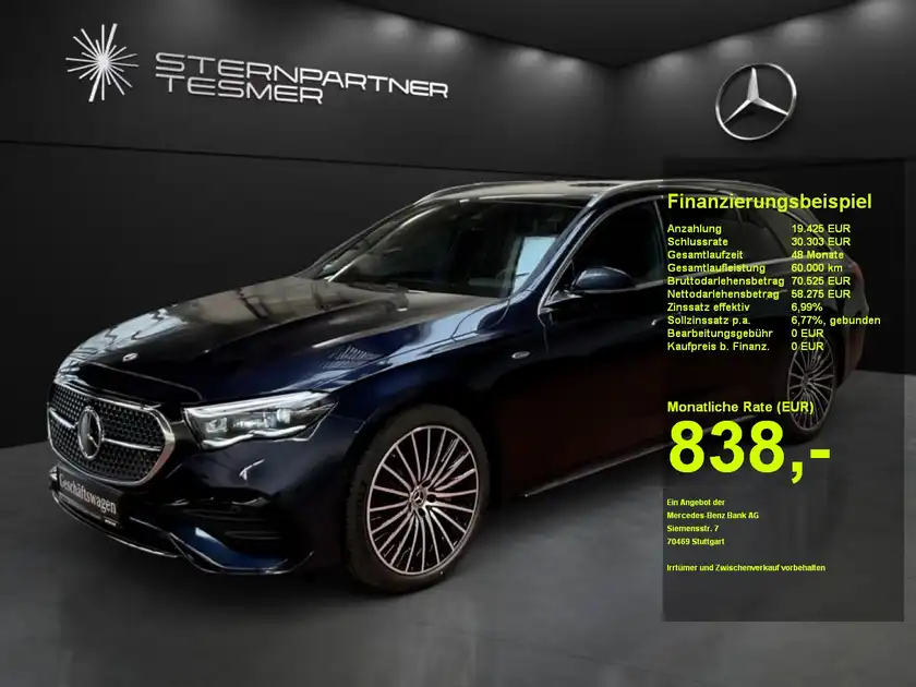 MERCEDES-BENZ E 300 de 4MATIC T-Modell mit EQ Hybrid Technologie (1/20)