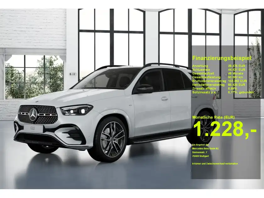 MERCEDES-BENZ GLE 350 de 4MATIC mit EQ Hybrid Technologie (1/10)